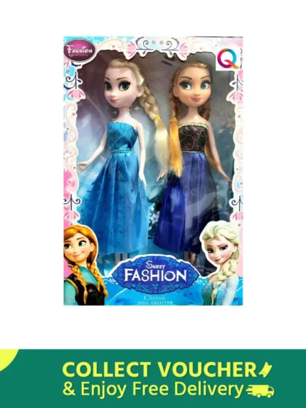 Frozen Anna & Elsa Doll Set for Girls Play & Fun