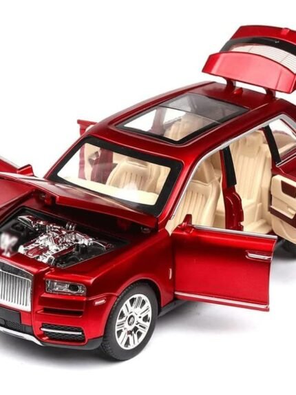 Rolls Royce Cullinan Alloy Diecast Model Car 1/20 Scale with Openable Pull Back Car Vehicle Toy for Kids